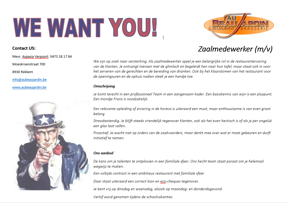 vacature